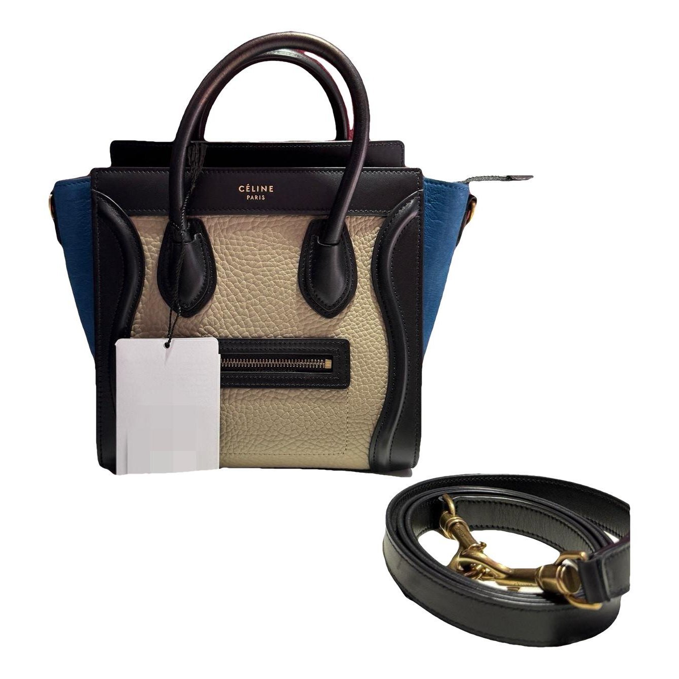 Luggage leather handbag