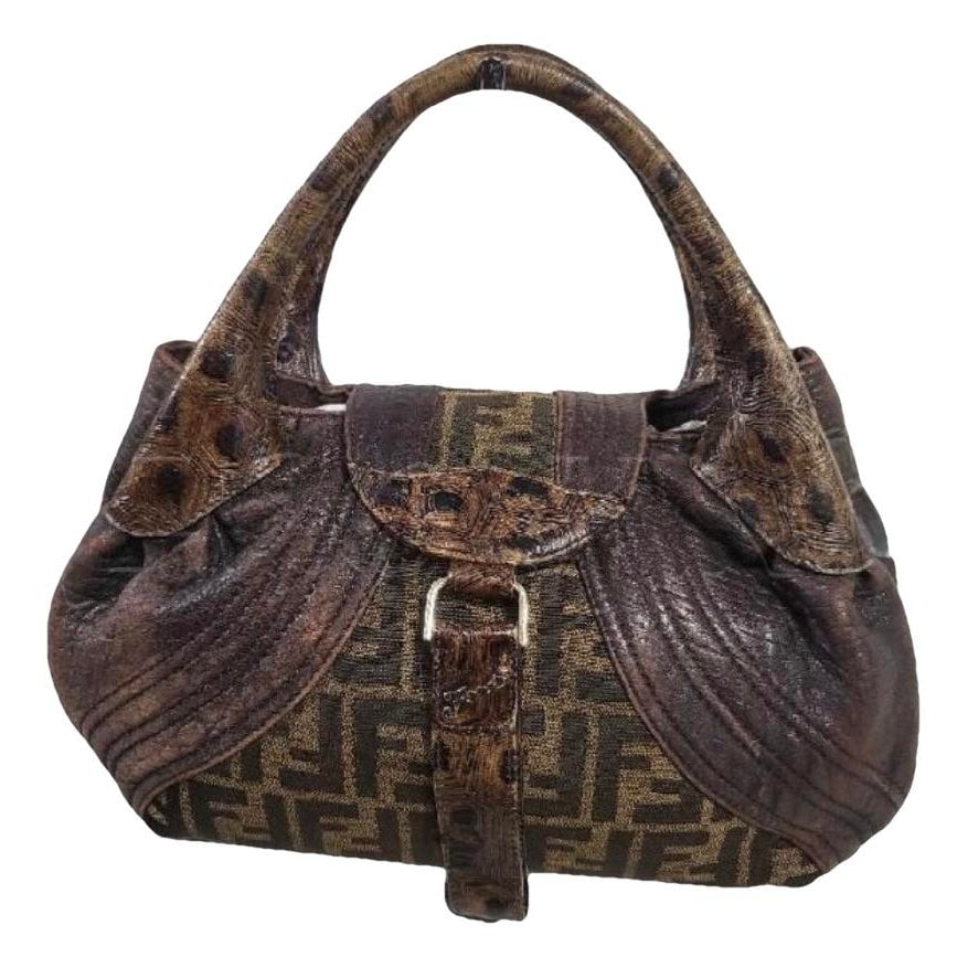 Spy leather handbag
