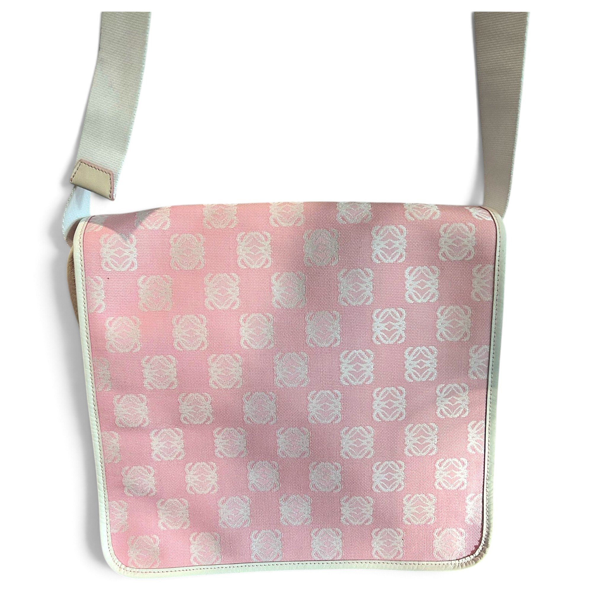 Anagram crossbody bag