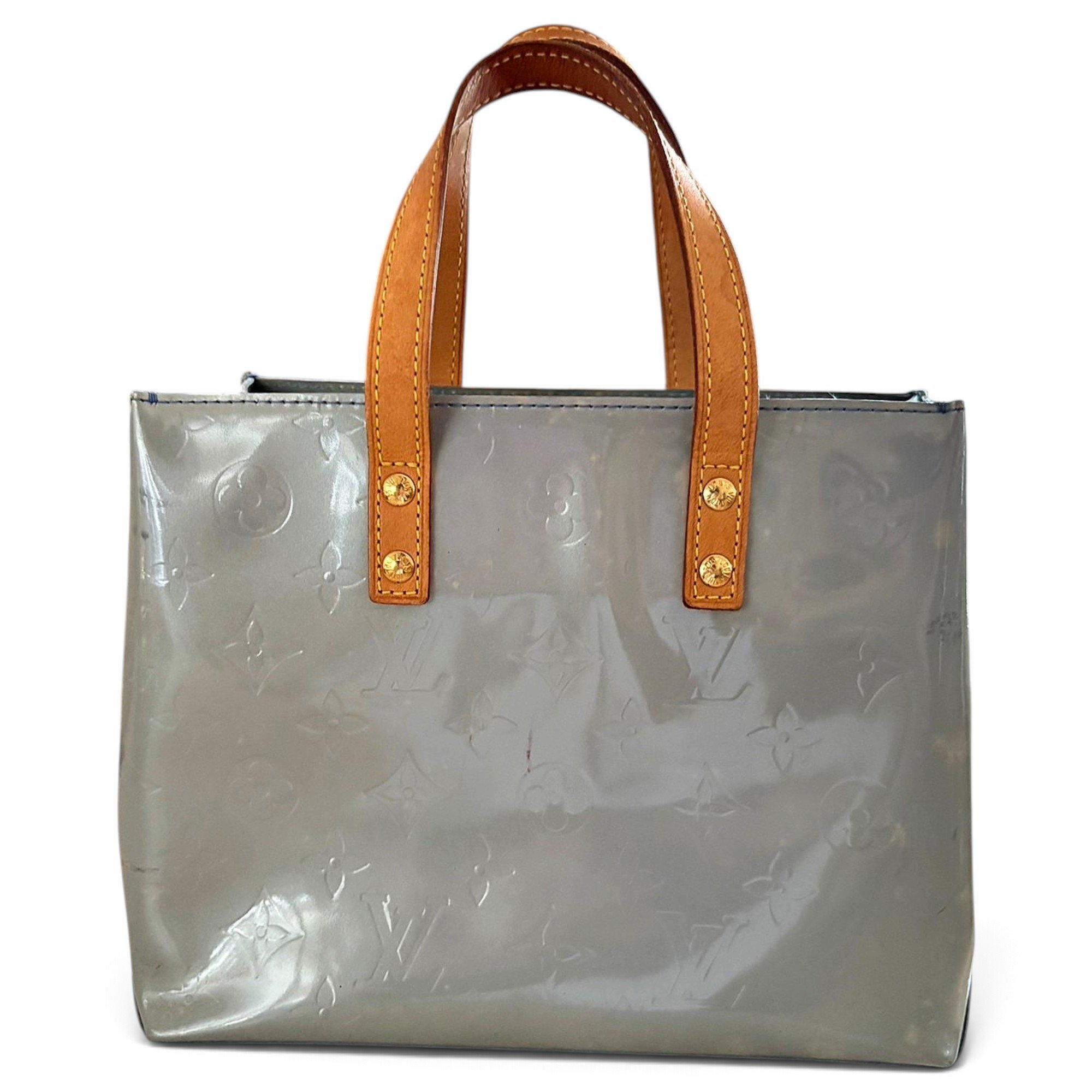 Reade patent leather tote