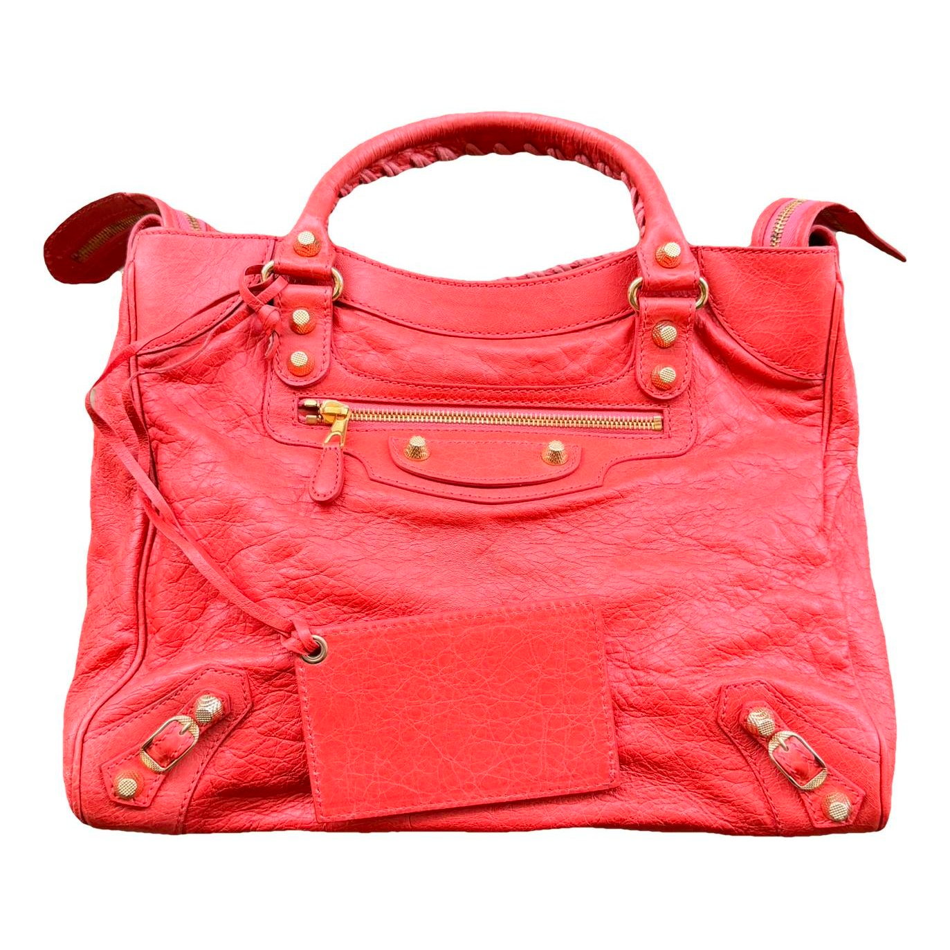 Vélo leather handbag