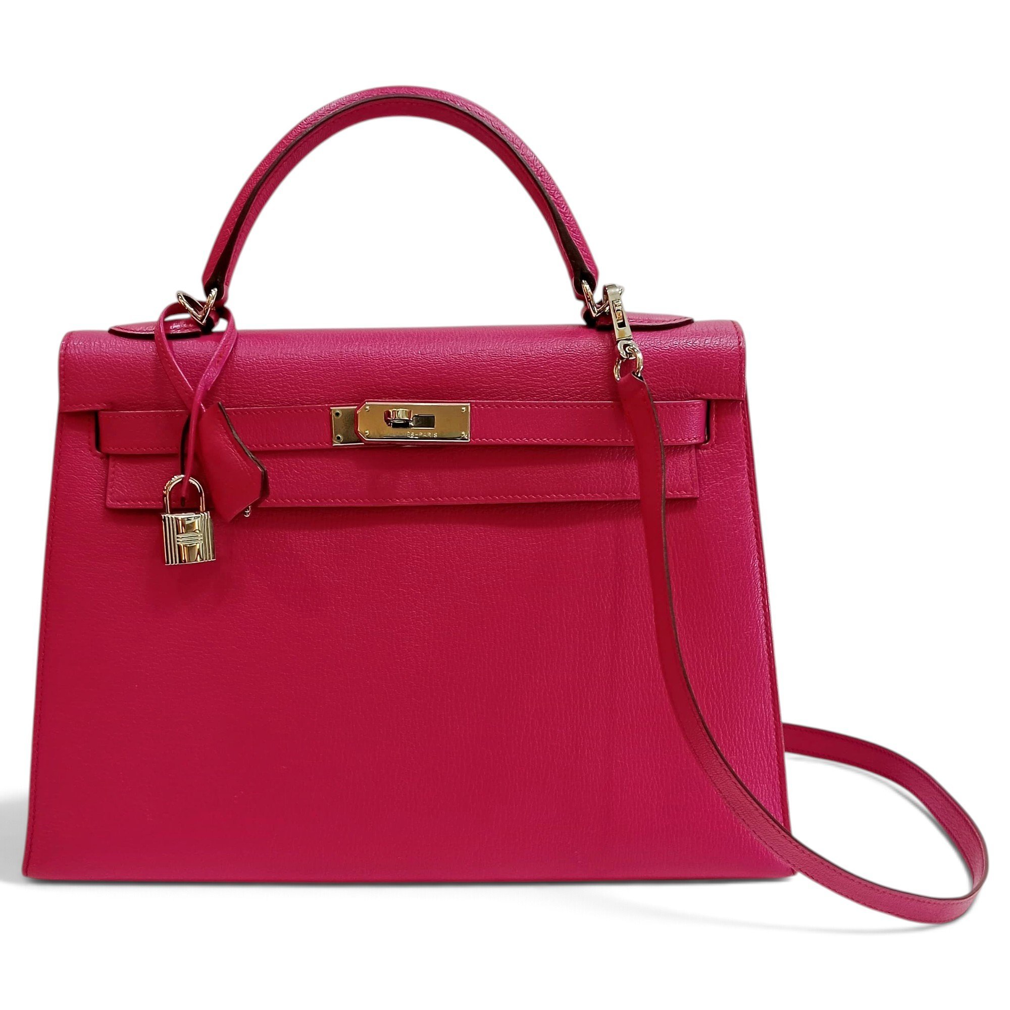 Kelly 32 leather handbag