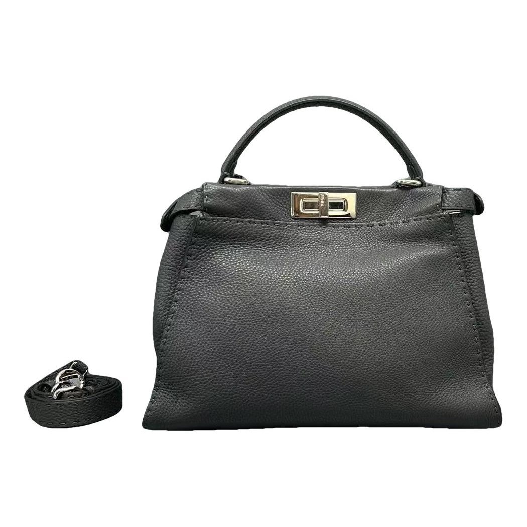 Peekaboo leather handbag