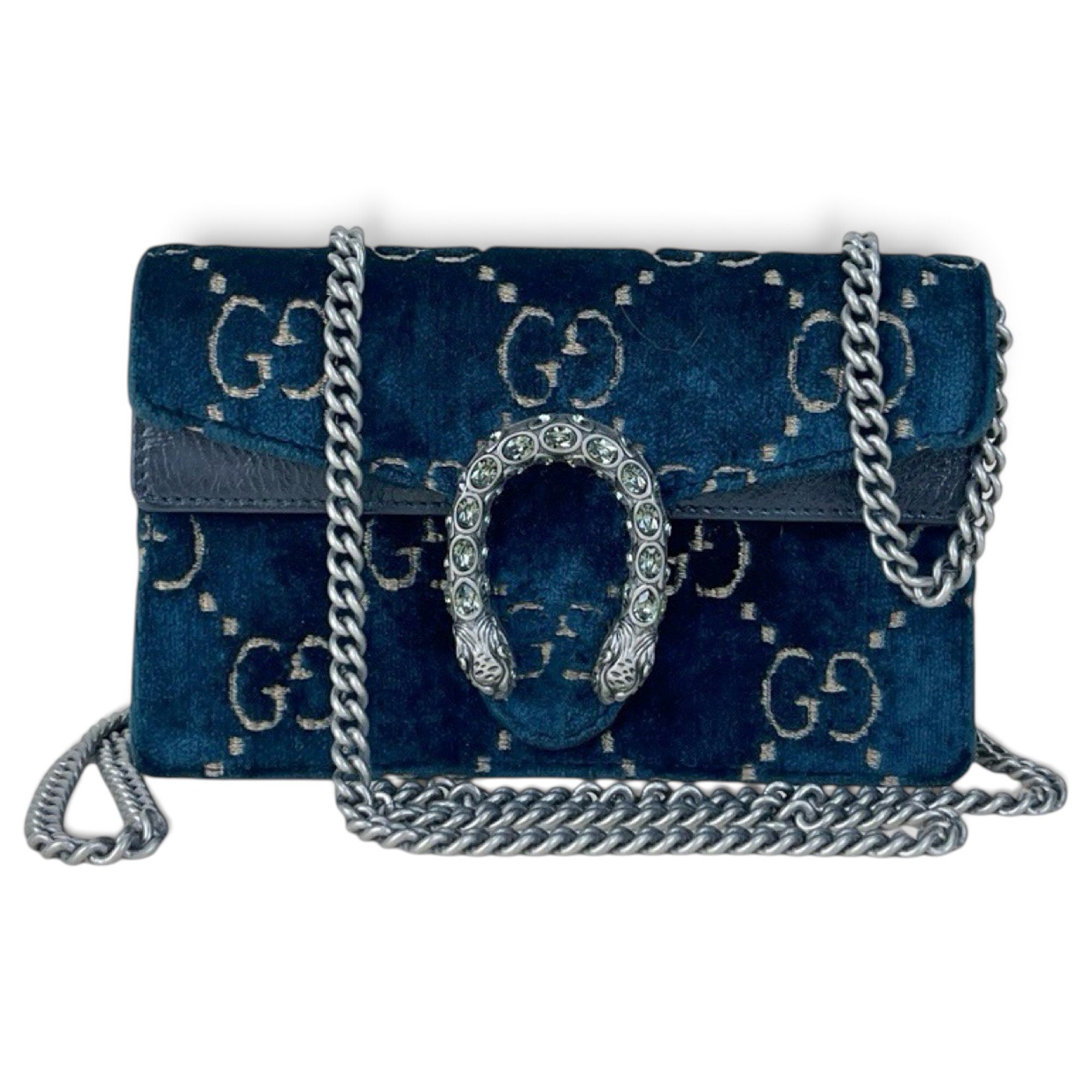 Dionysus Super Mini velvet handbag