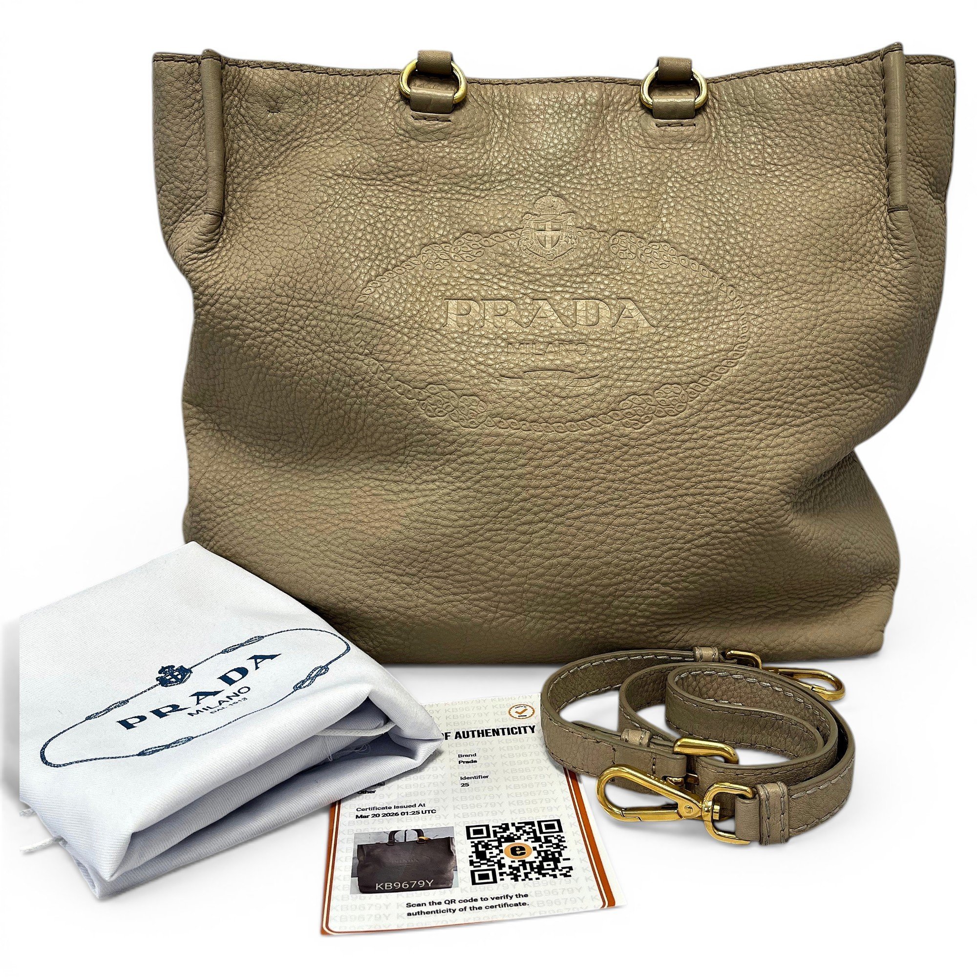 Leather tote
