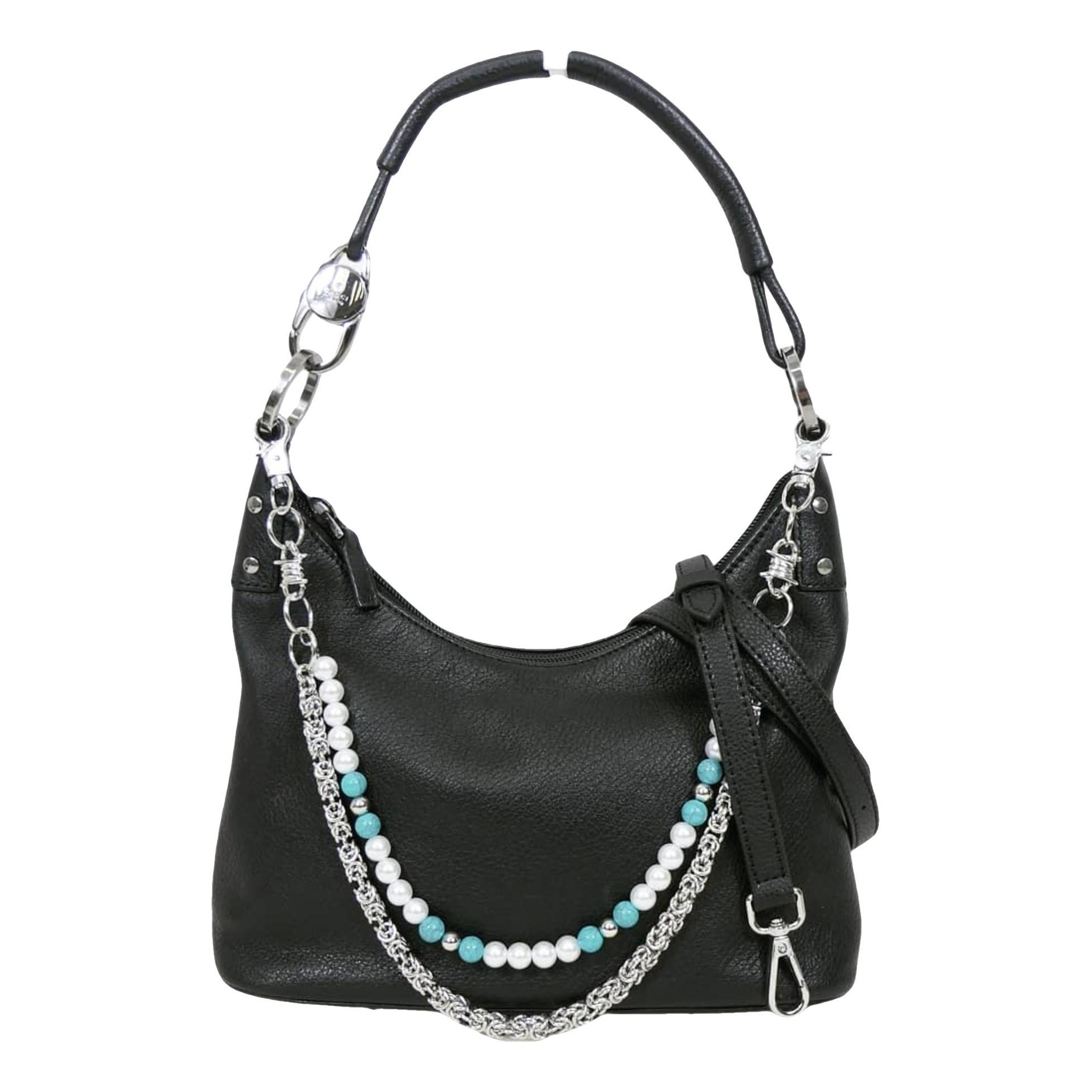 Hobo leather handbag