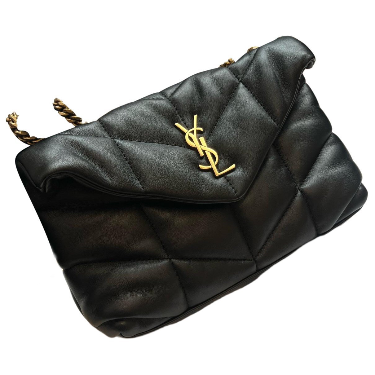 Loulou Puffer leather crossbody bag