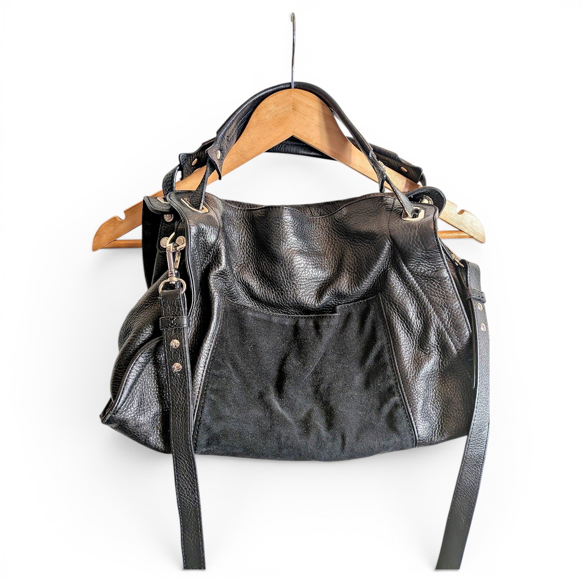 Leather crossbody bag