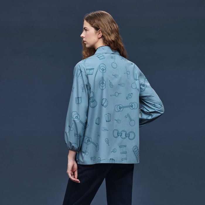 Bleu Adriatique "Cahier Du Colporteur" Shirt