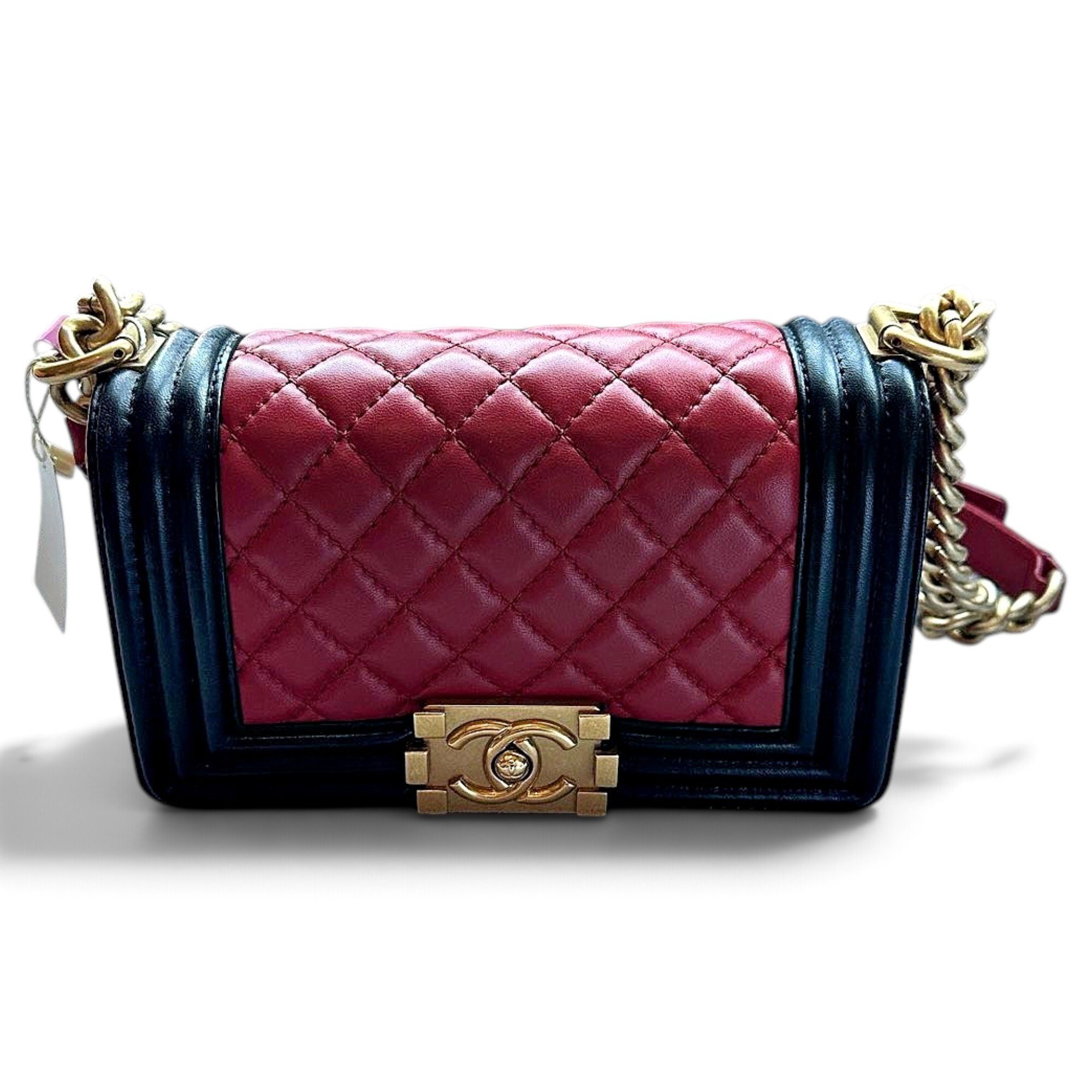 Boy leather crossbody bag