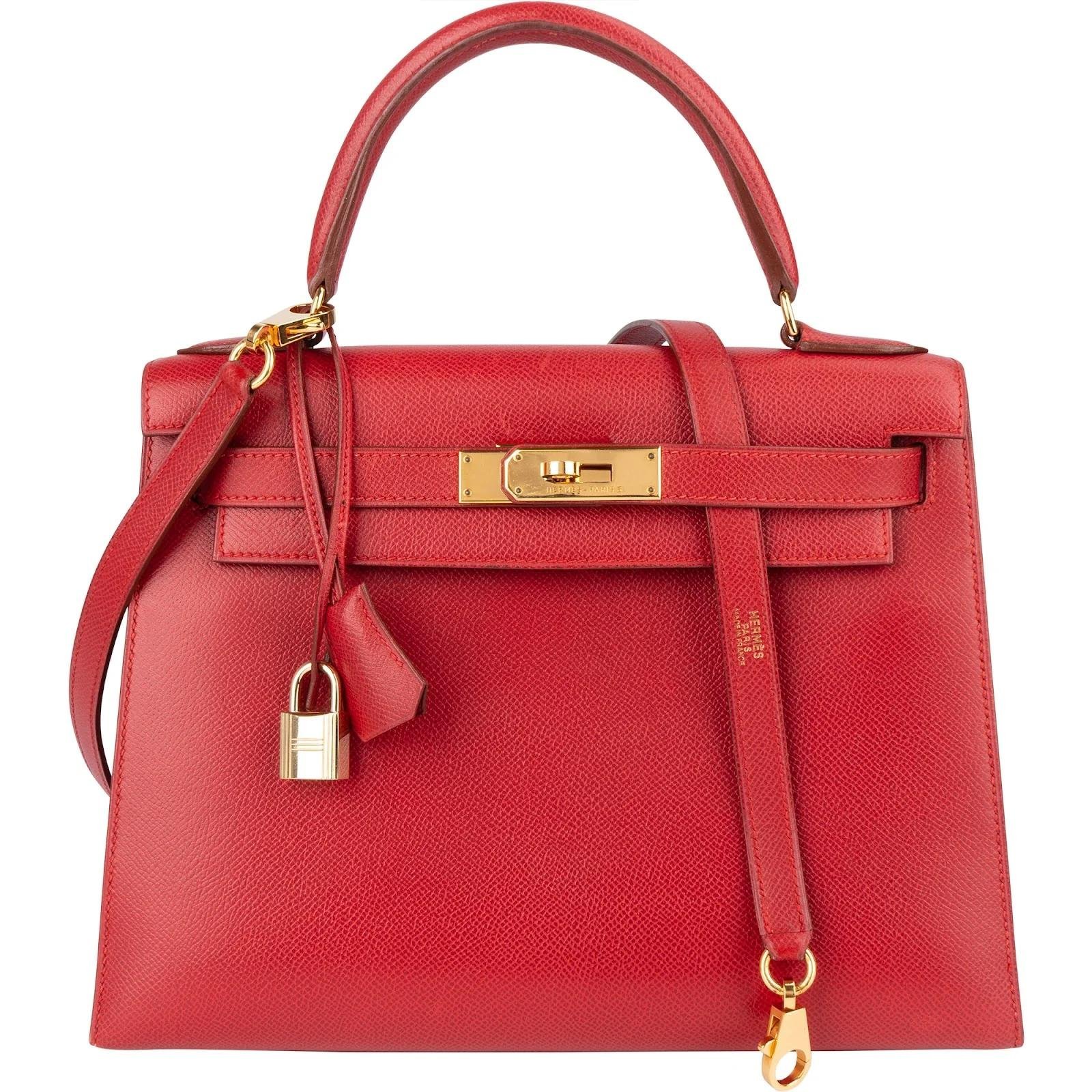 Kelly 28 leather handbag
