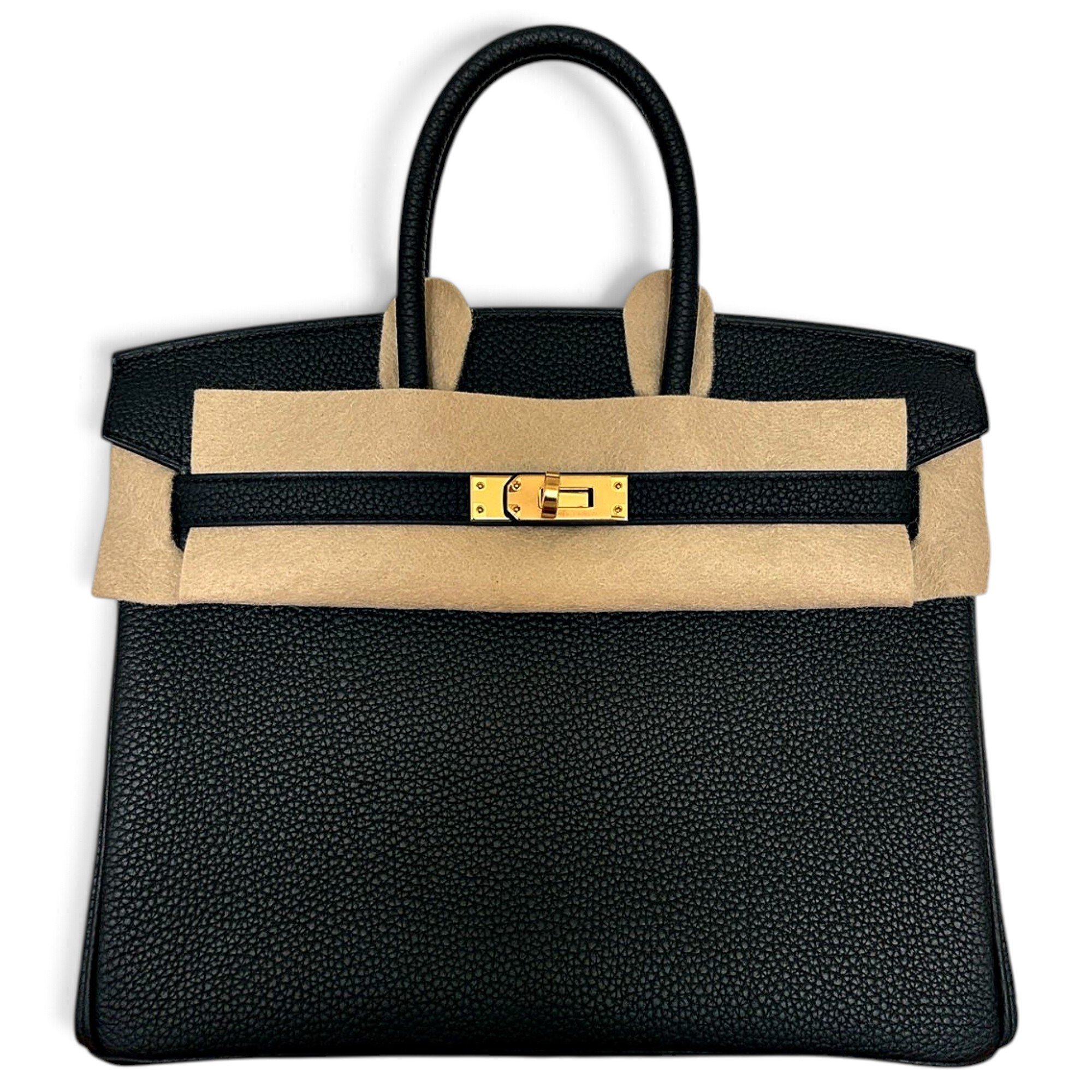 Birkin 25 leather handbag