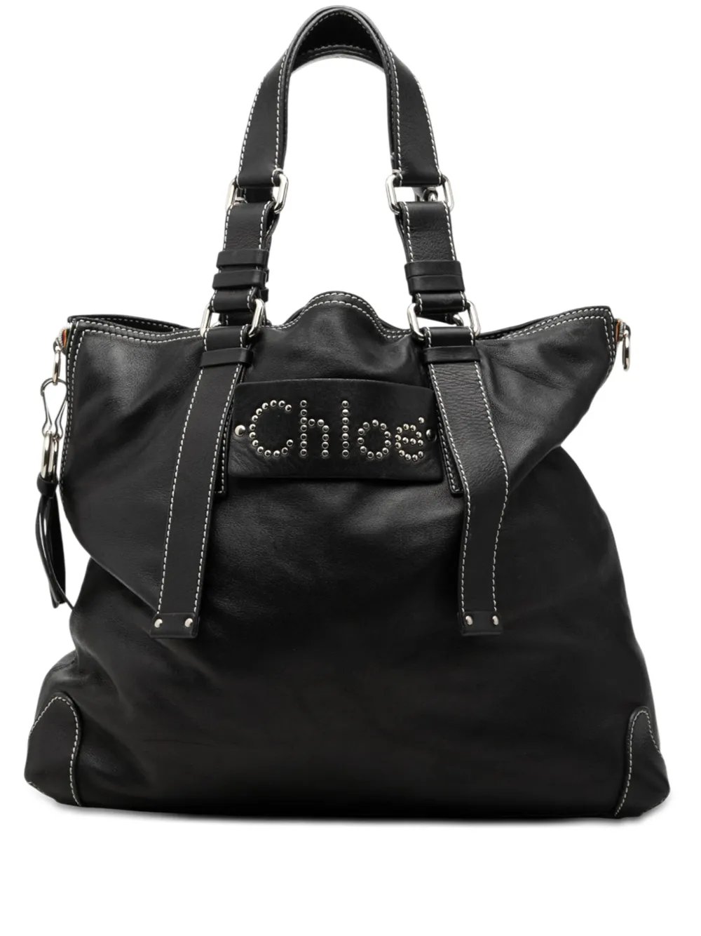 Chloe 2007 Lambskin Studded Patsy tote bag