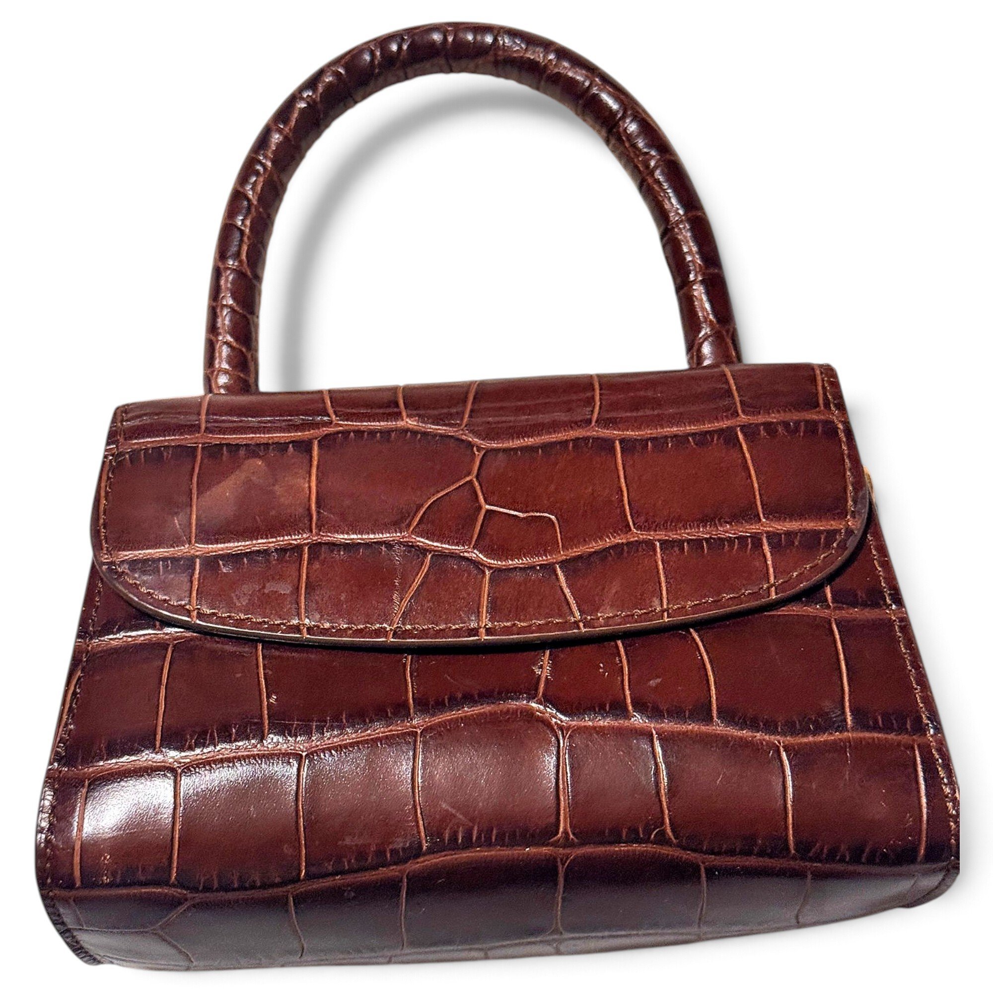 Mini leather handbag
