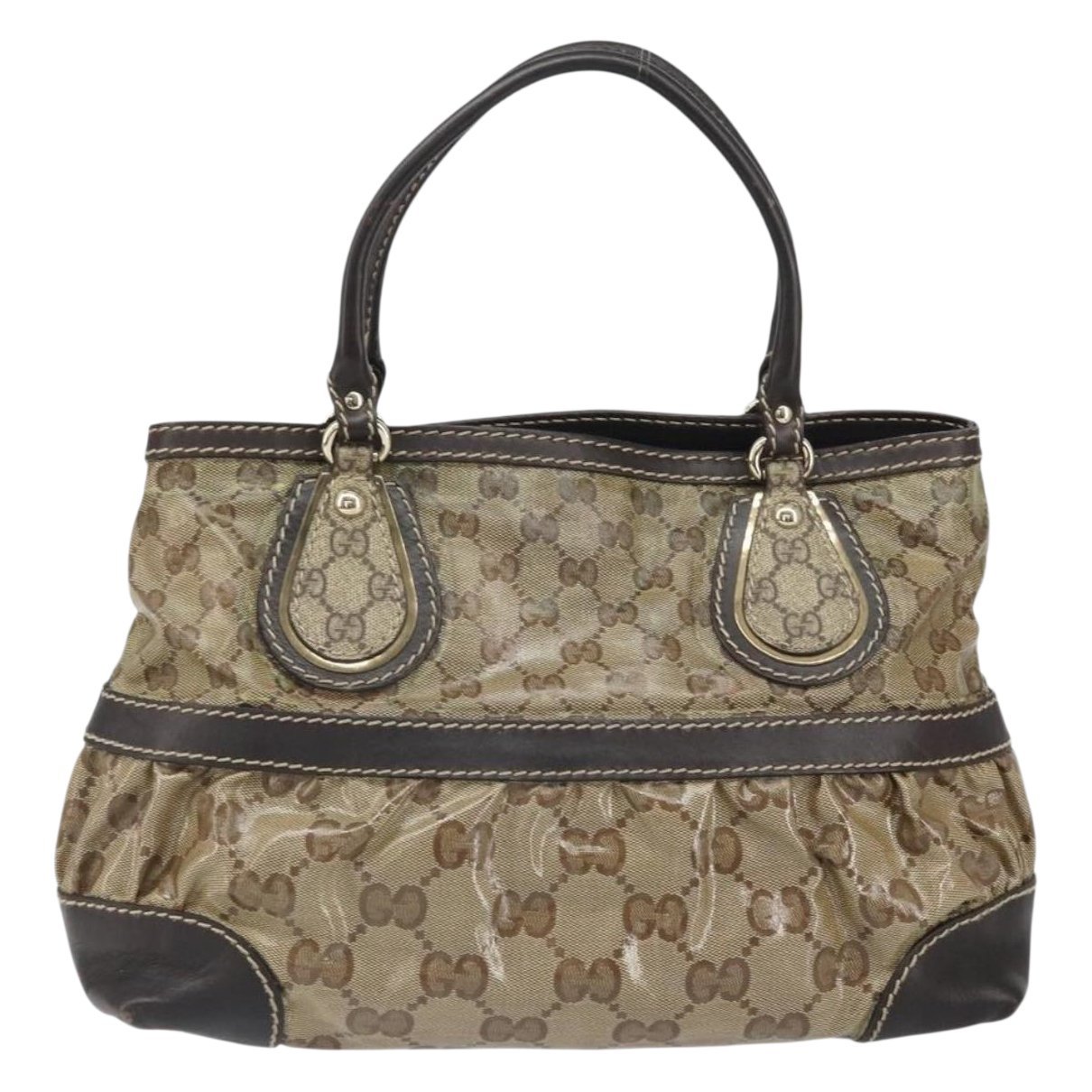 Leather tote
