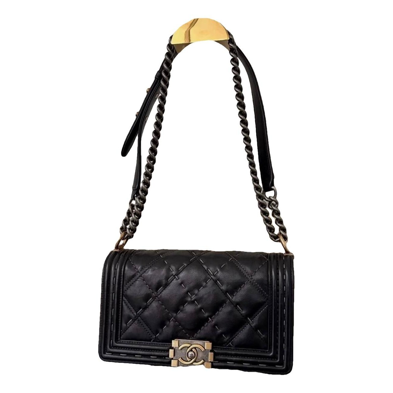 Boy leather crossbody bag