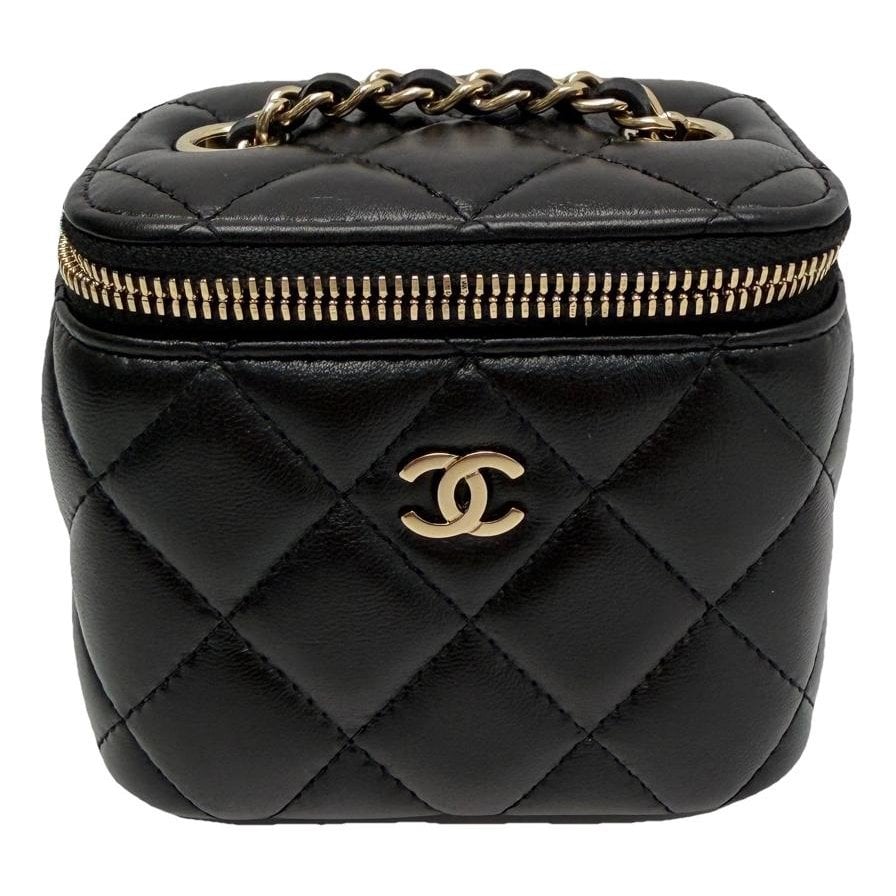 Trendy CC Vanity leather handbag