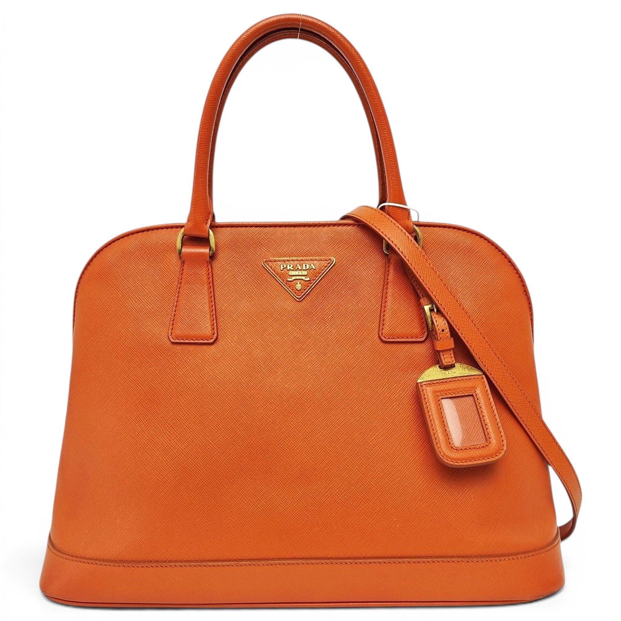 Promenade leather handbag