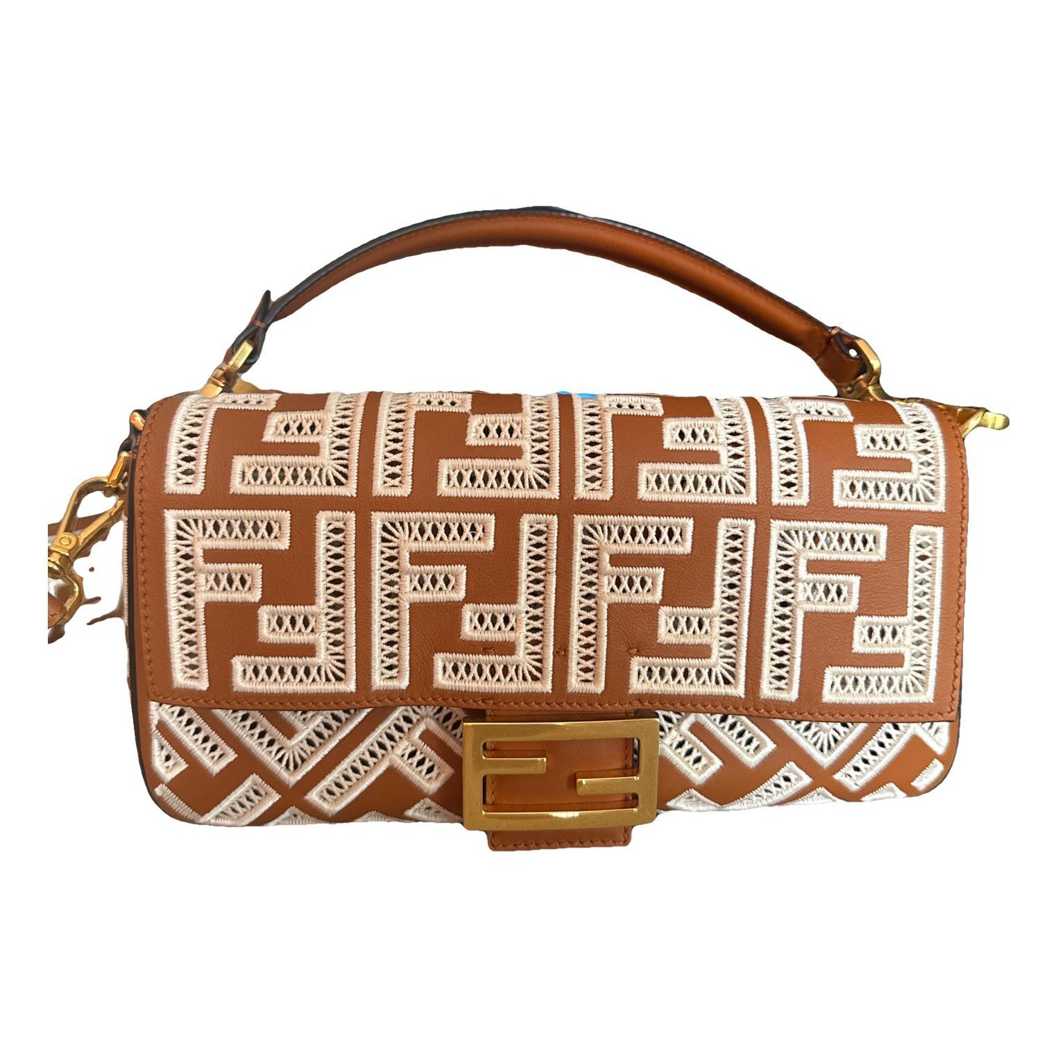 Baguette leather handbag