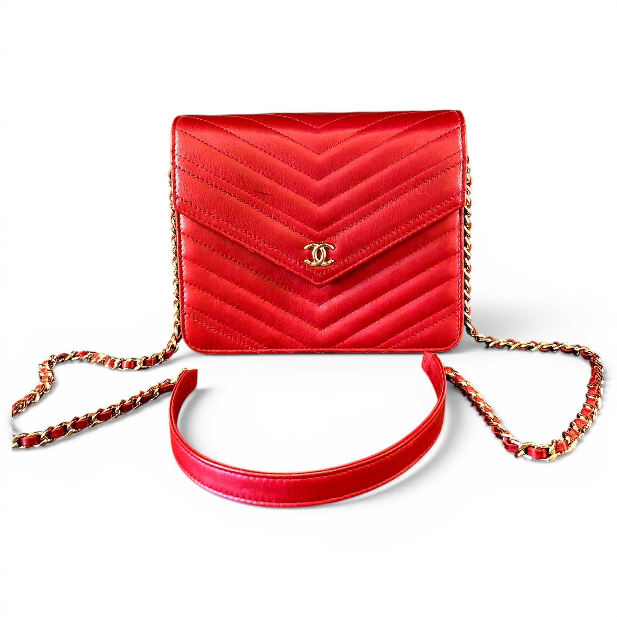 Leather crossbody bag