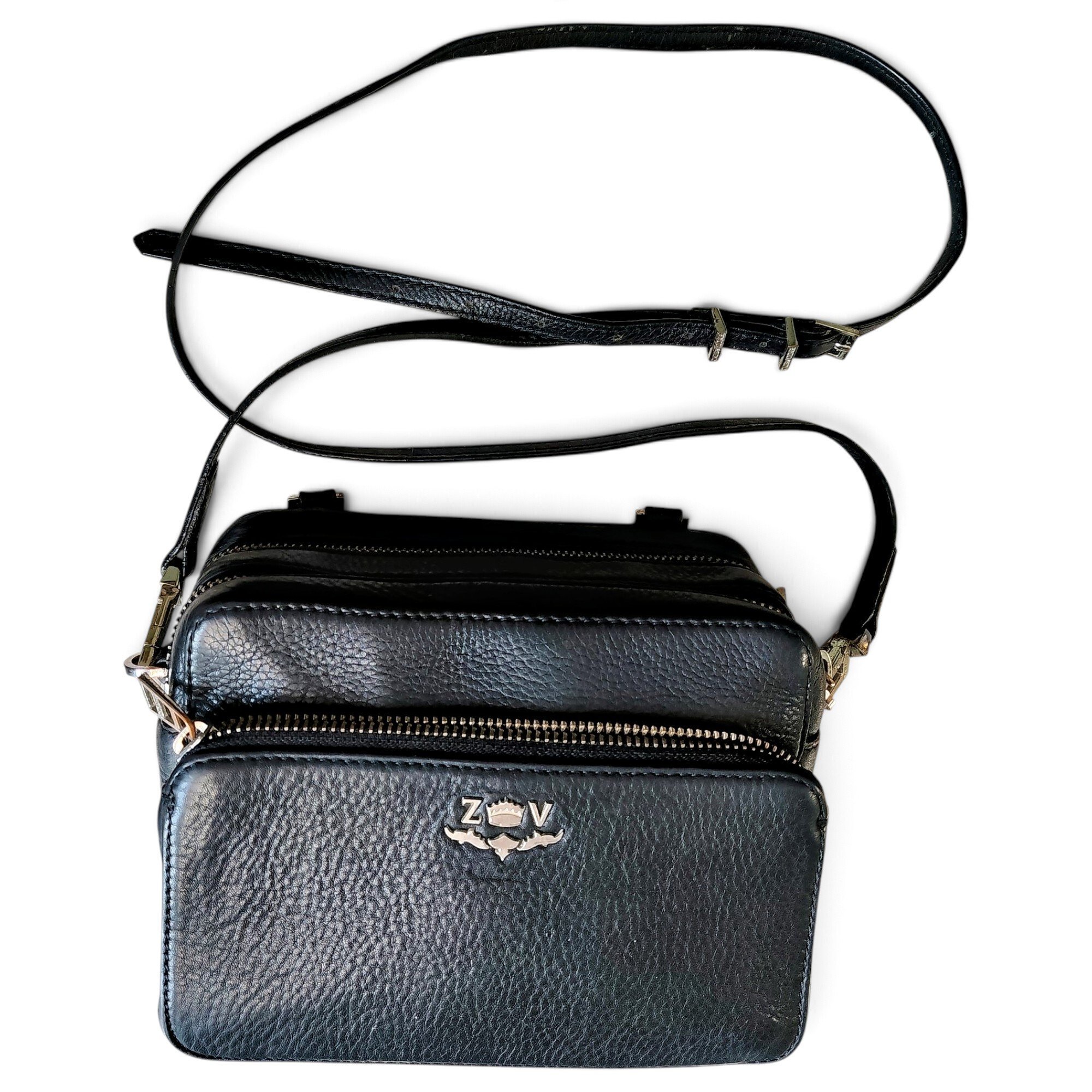 Leather crossbody bag