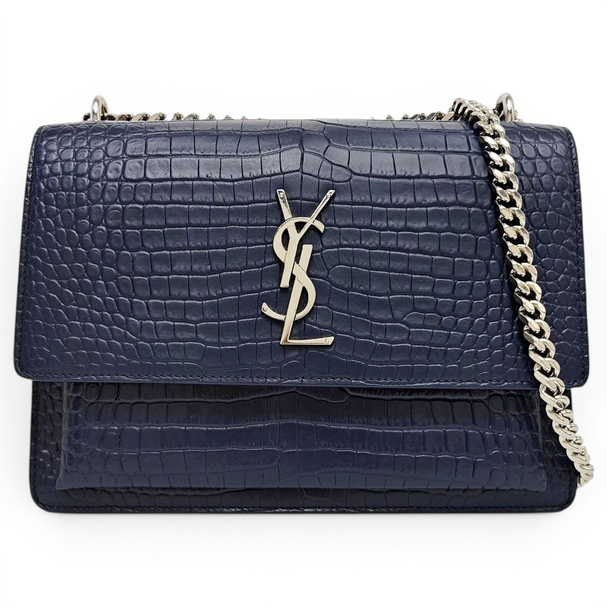 Sunset leather crossbody bag