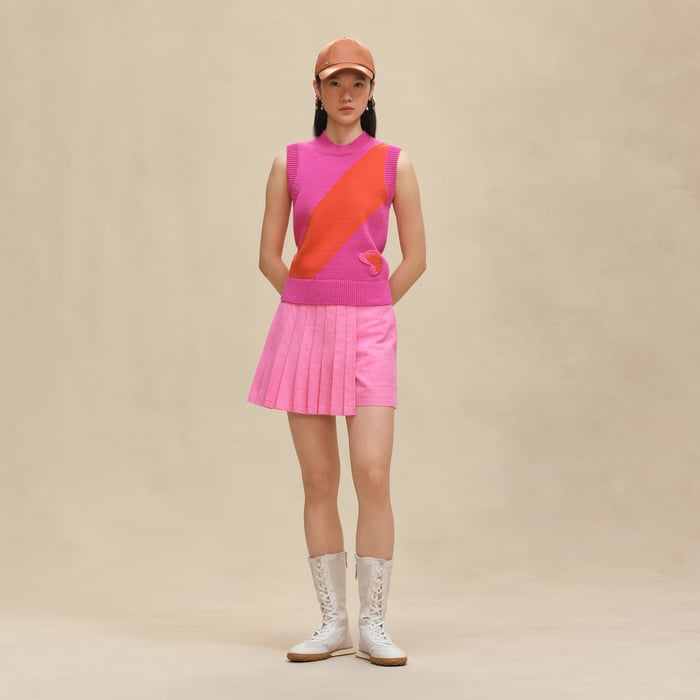 Rose Sakura Pleated Culottes