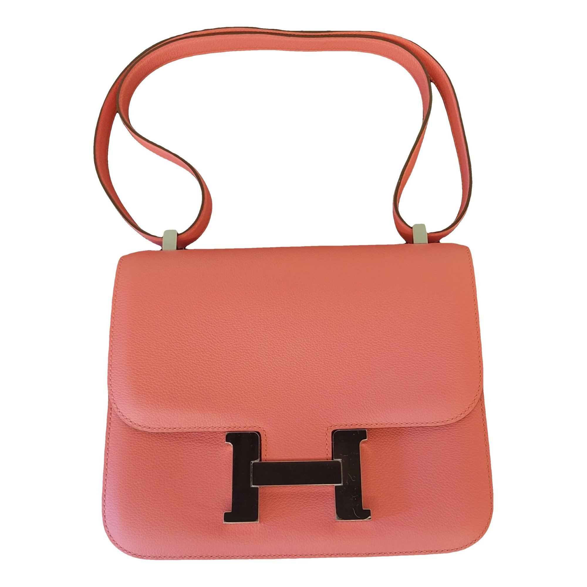 Hermes Constance 24 Handbag Rose Azalee
