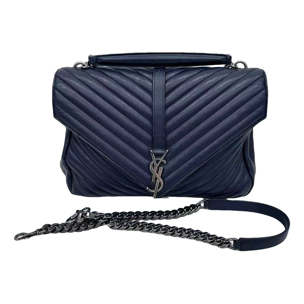 Collége monogramme leather handbag