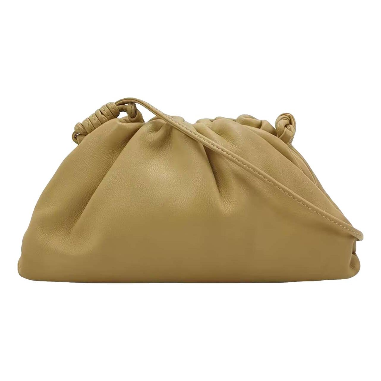 Pouch leather handbag