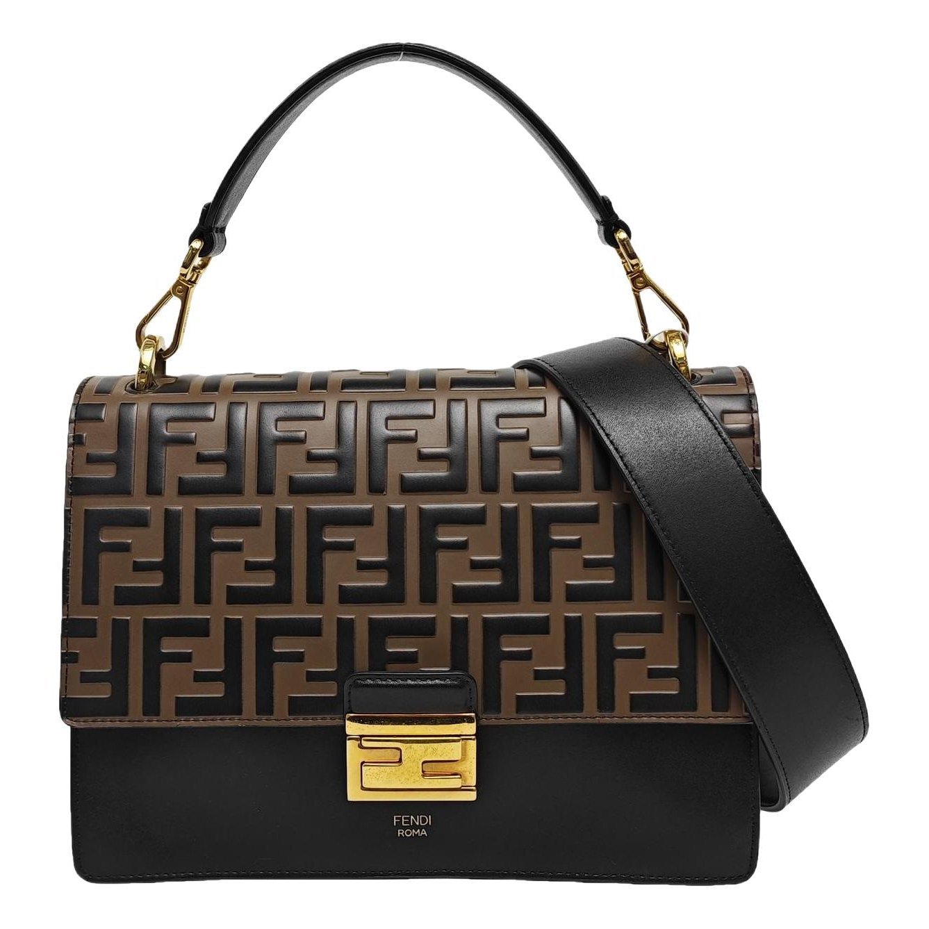 Kan U leather crossbody bag