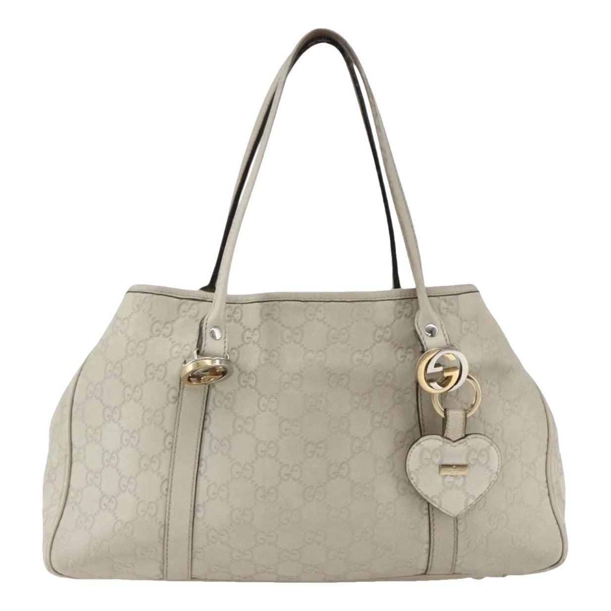Leather tote