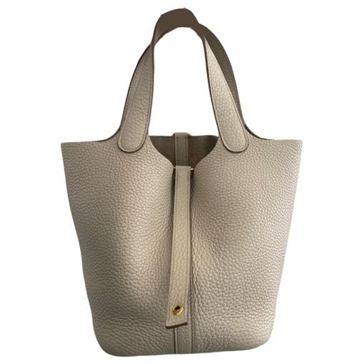 Picotin leather handbag
