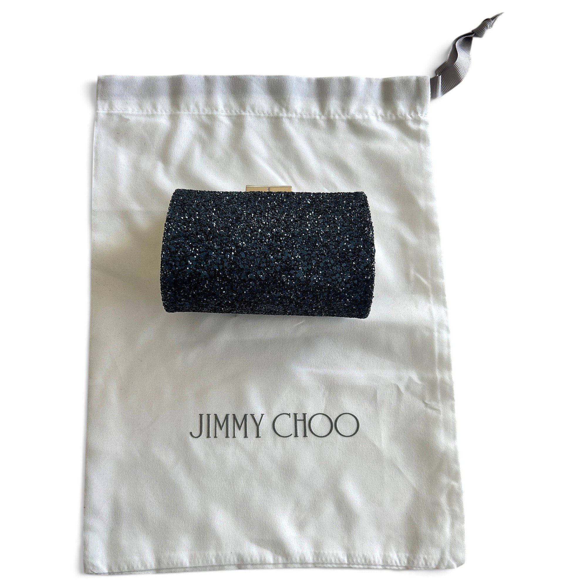 Glitter clutch bag