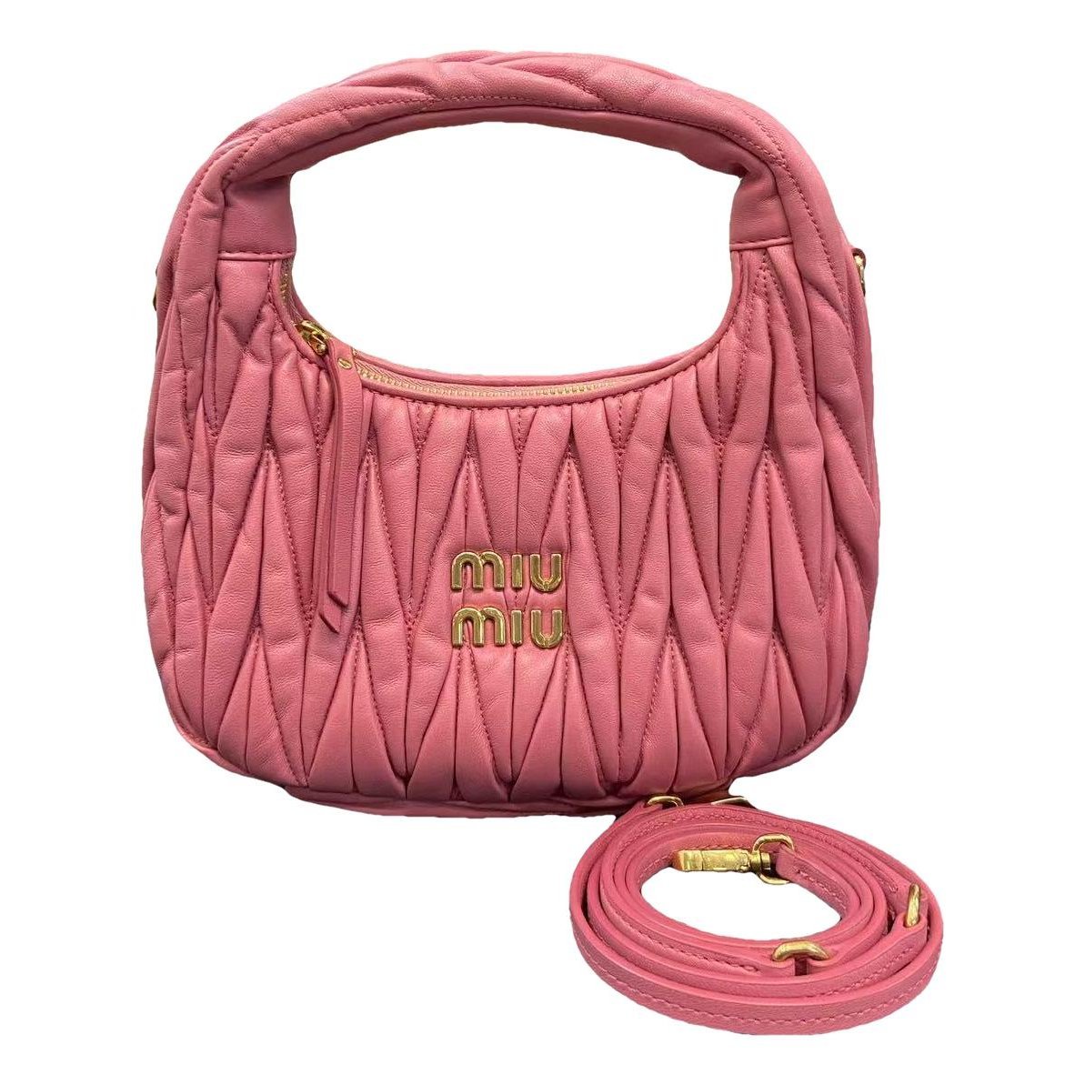 Miu Wander leather handbag