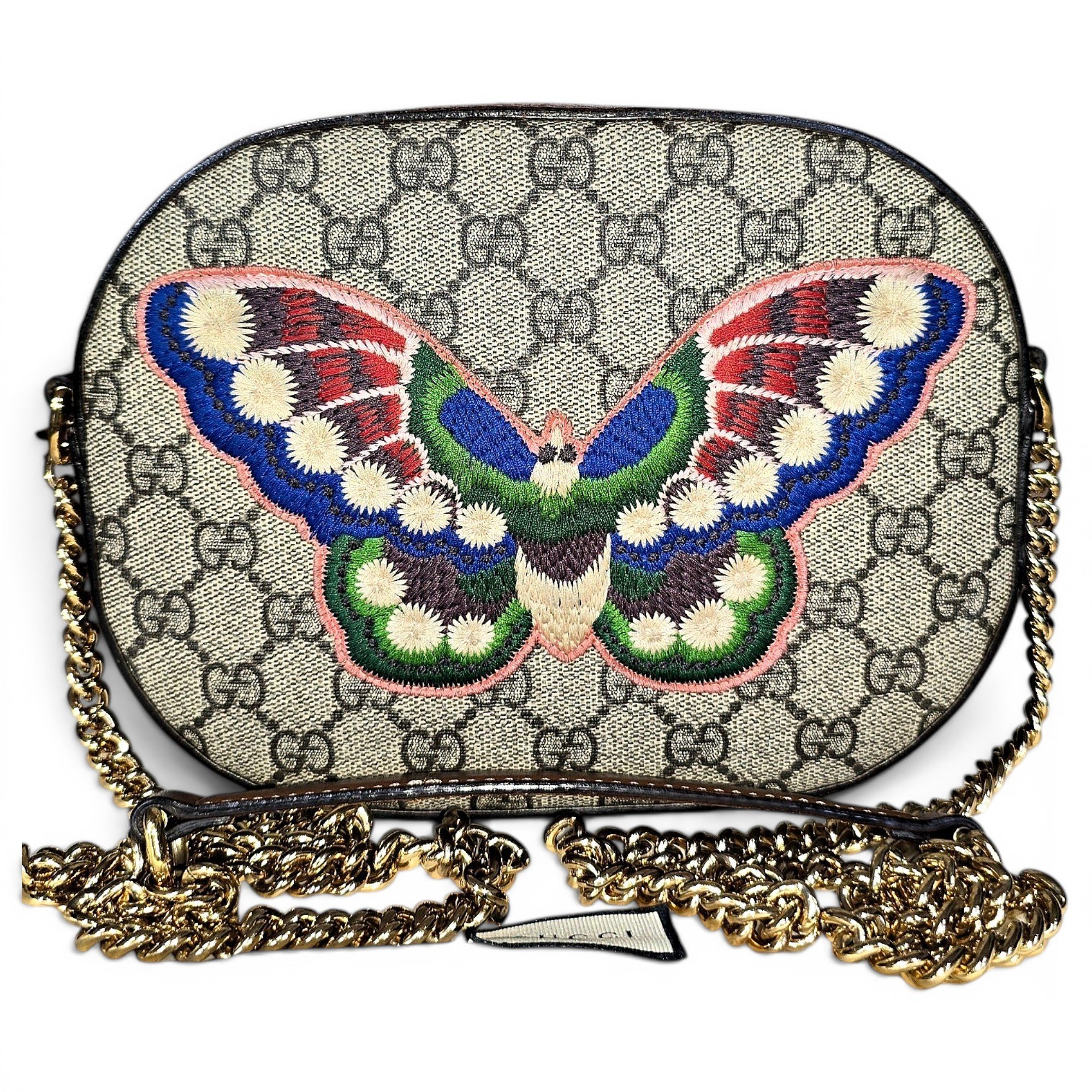 Ophidia leather crossbody bag