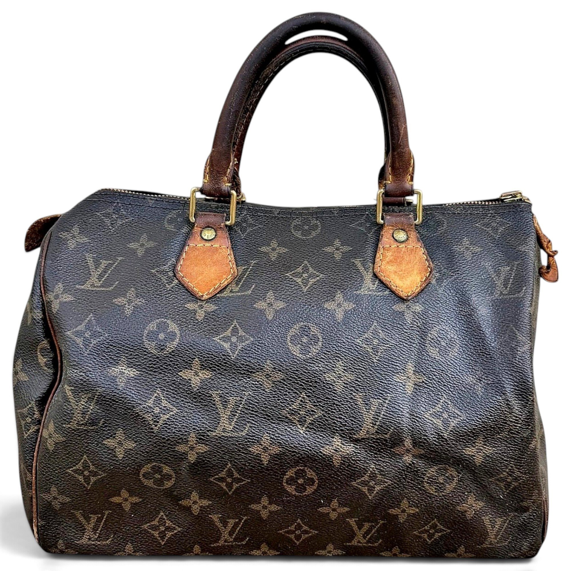 Louis Vuitton Speedy leather handbag