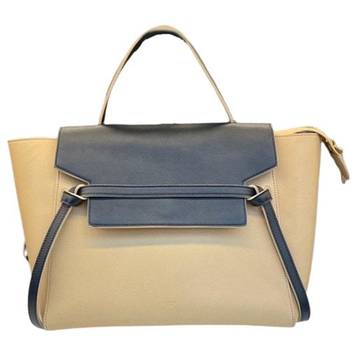 Belt leather handbag