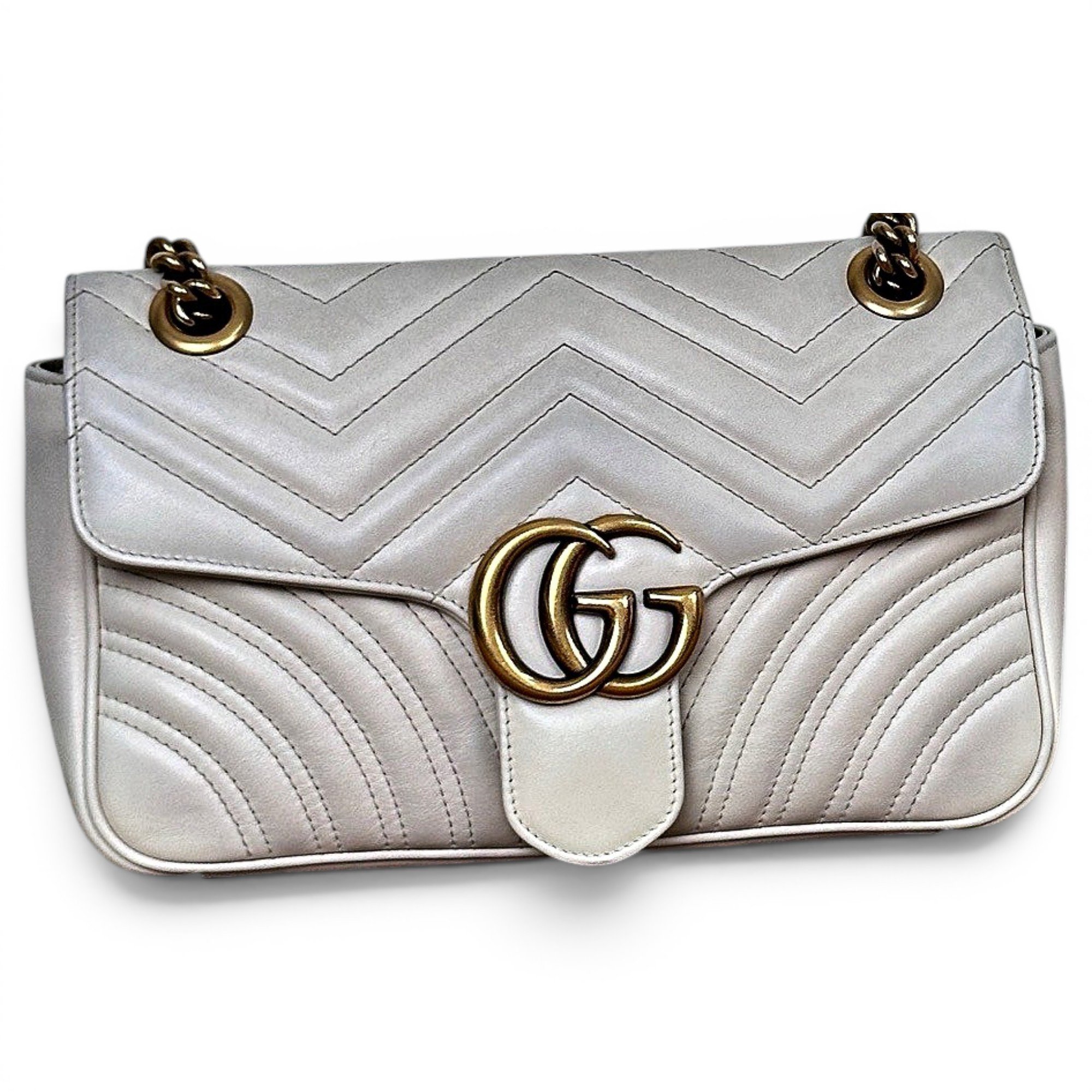 GG Marmont Flap leather crossbody bag