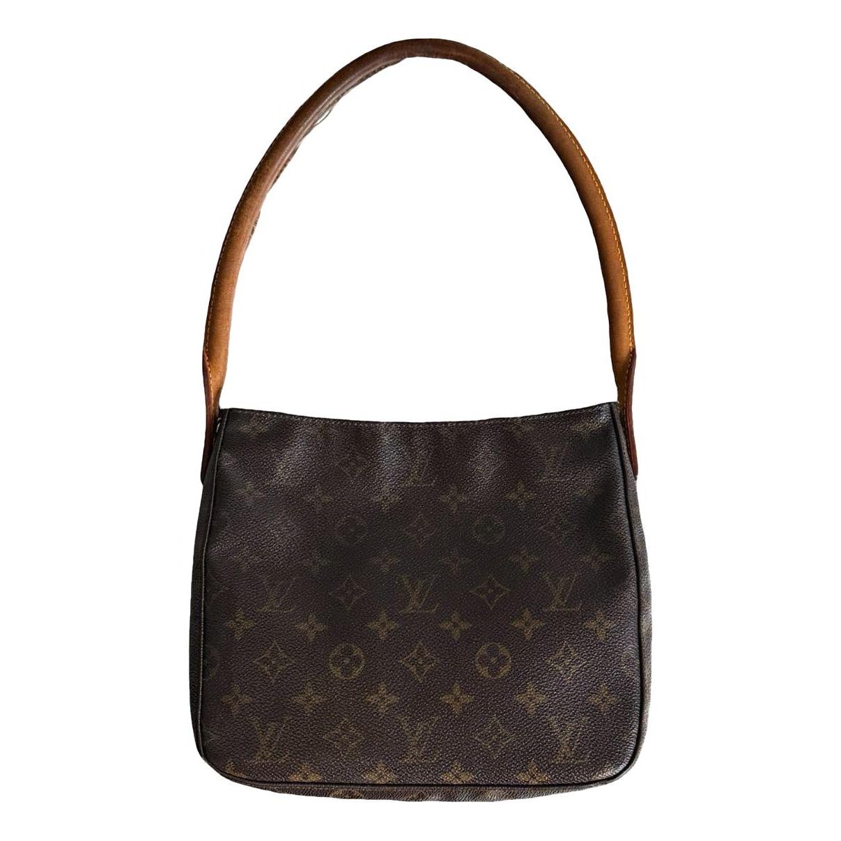 Looping leather handbag
