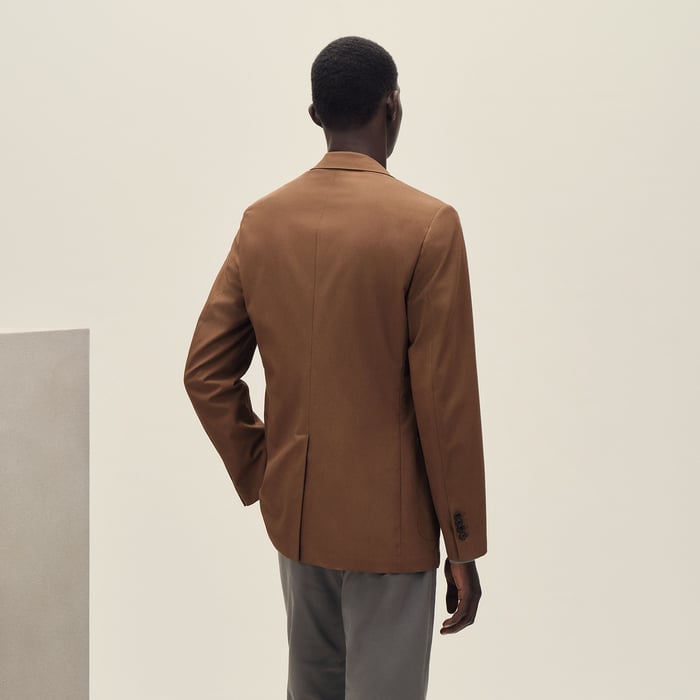 Caramel "Surpiqures H" Stadium Relax Jacket