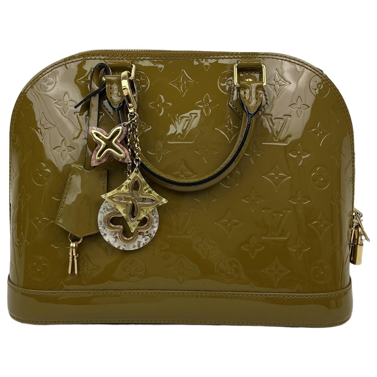 Alma patent leather handbag