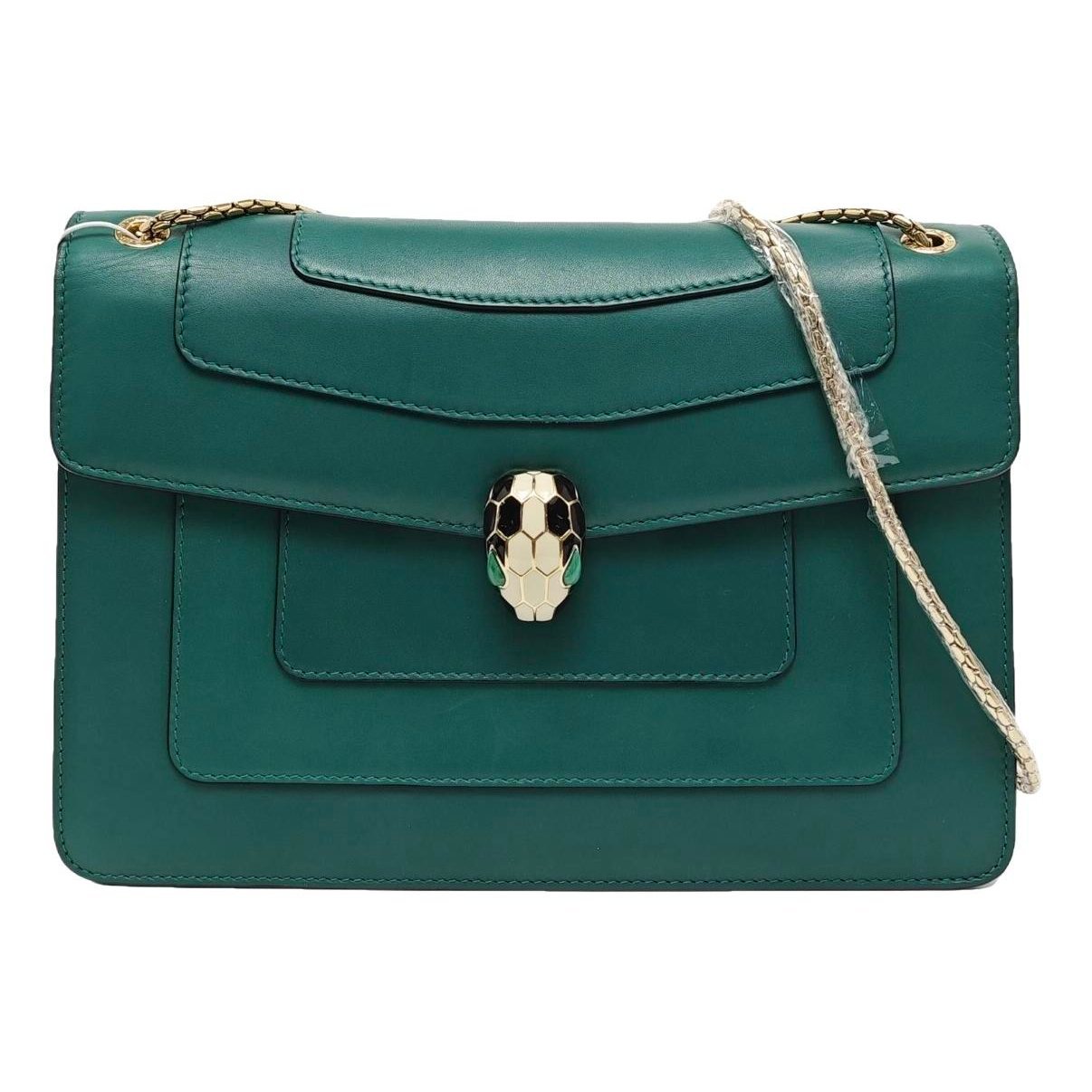 Serpenti leather handbag