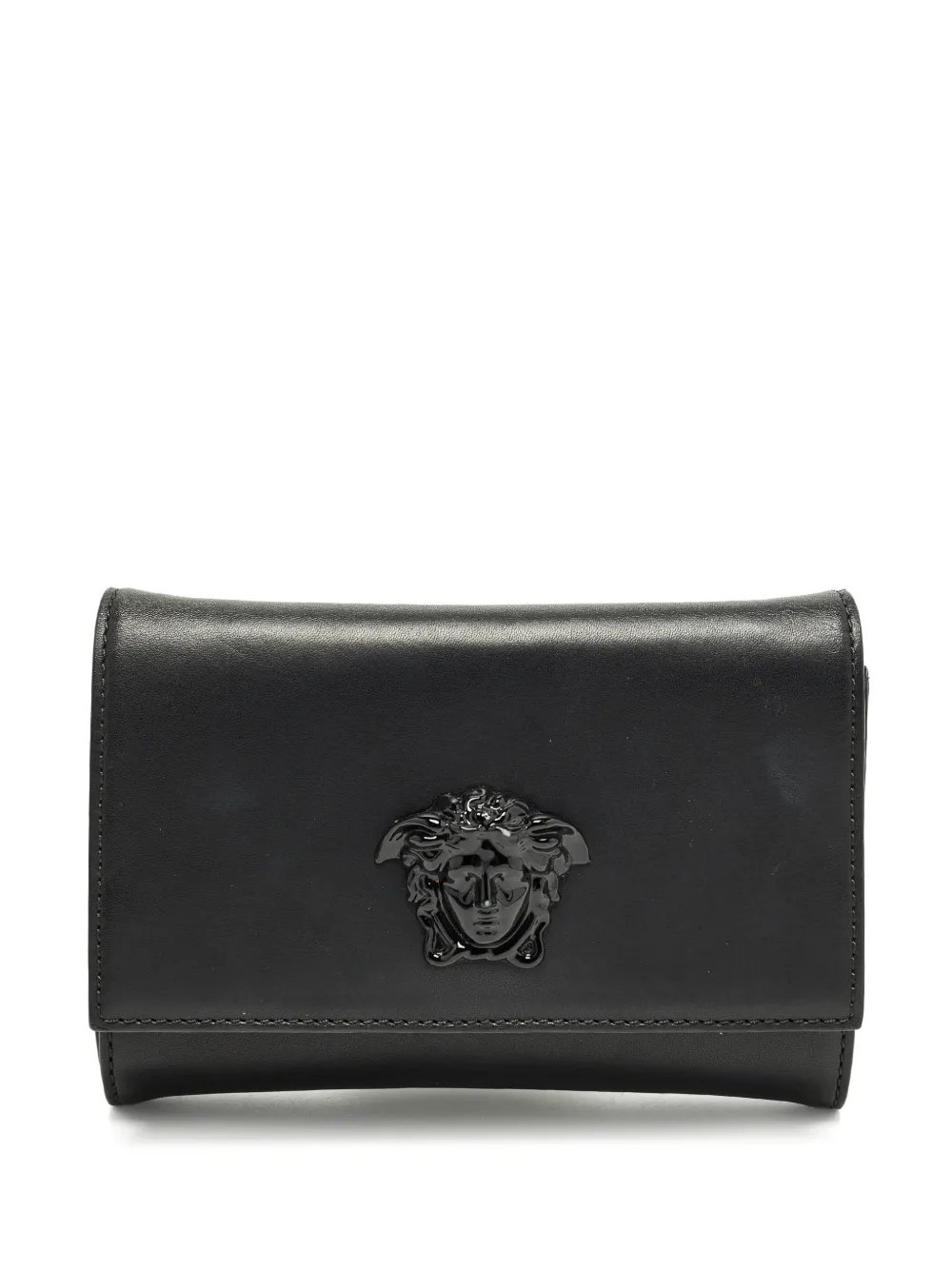 Palazzo Medusa flap clutch bag
