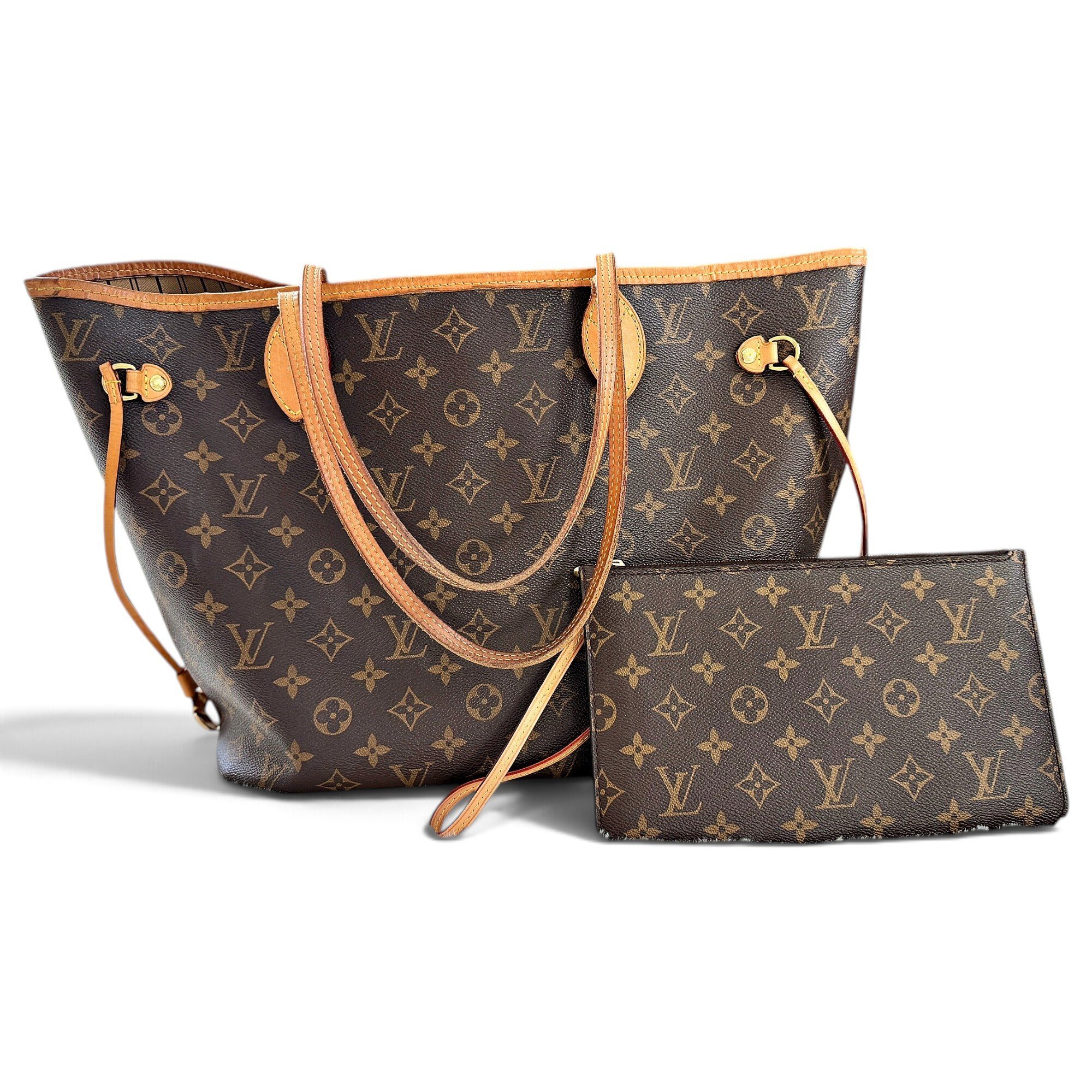 Neverfull leather tote