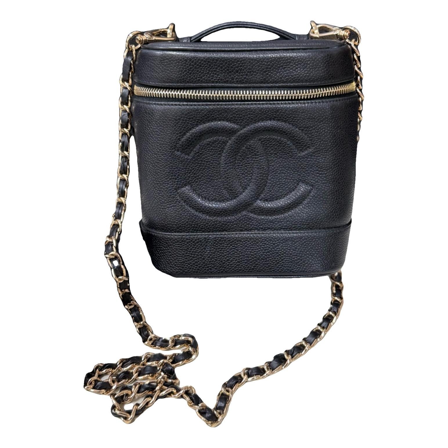 Vanity leather handbag