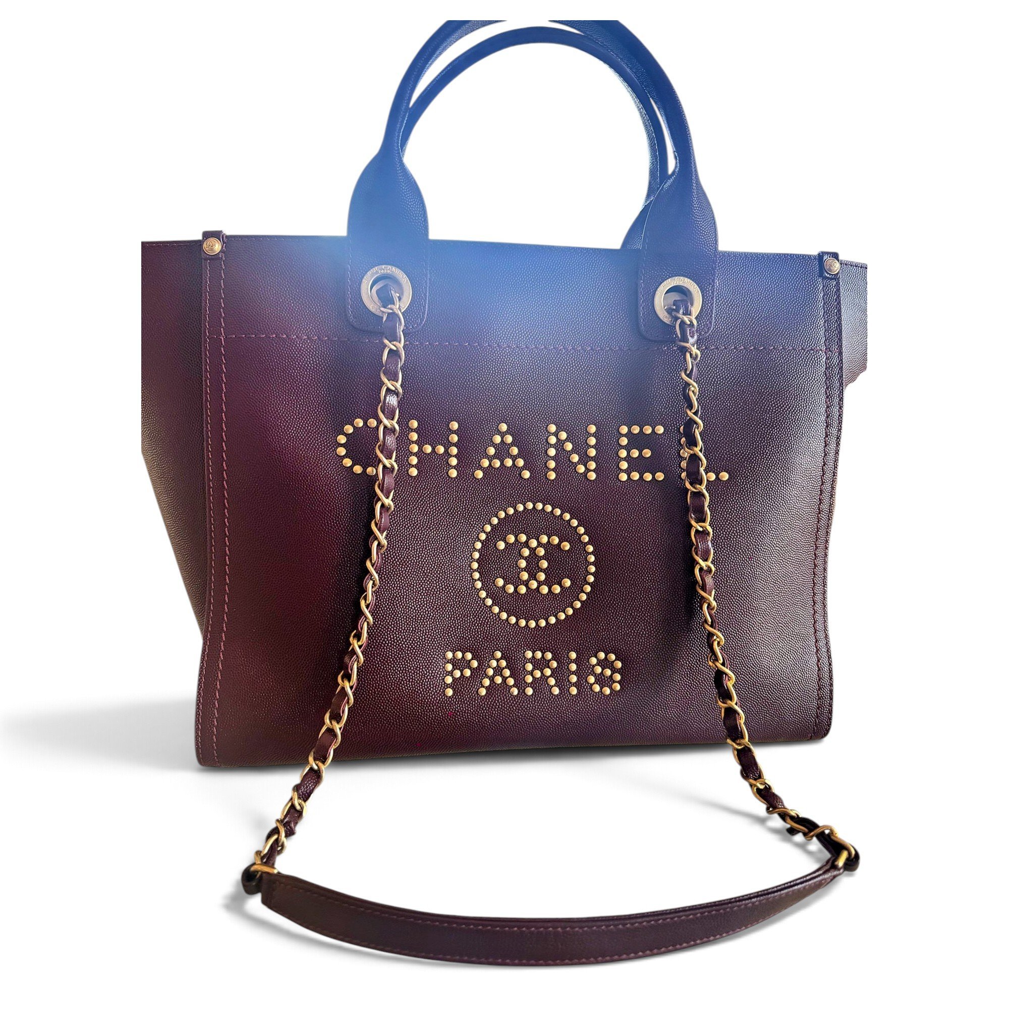 Deauville leather tote