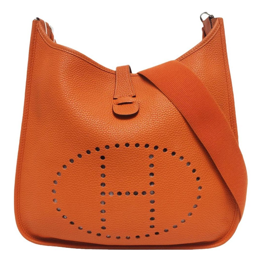 Hermes Evelyne leather crossbody bag