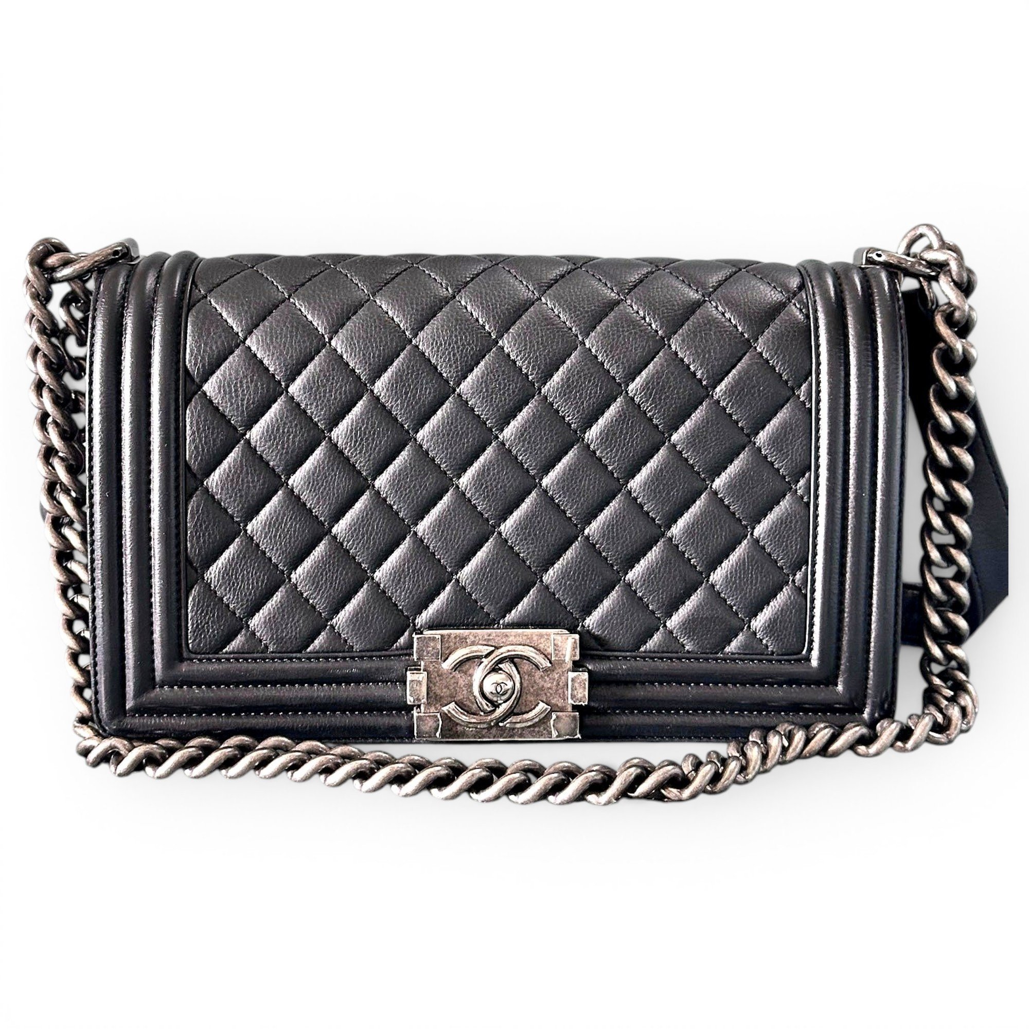 Boy leather handbag