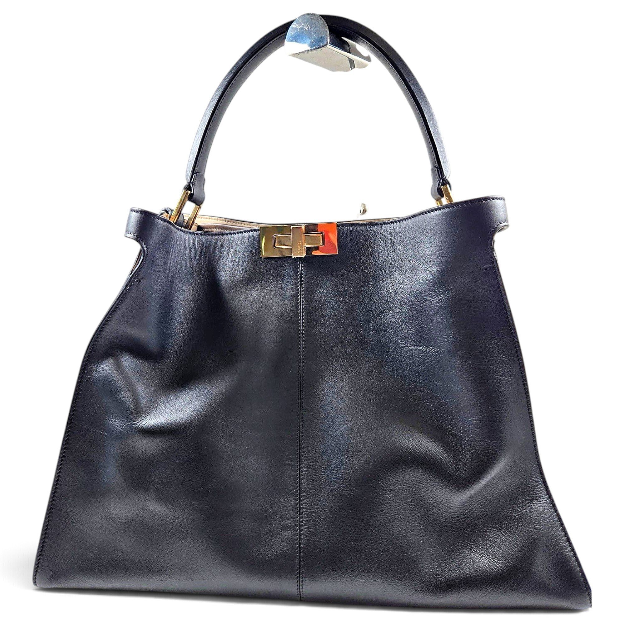 Fendi Peekaboo X-Lite leather handbag